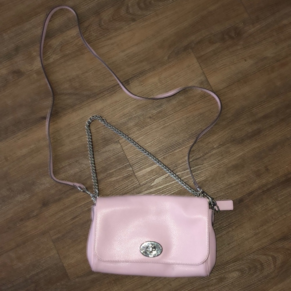 Pink Coach Mini Purse - Picture 1 of 3